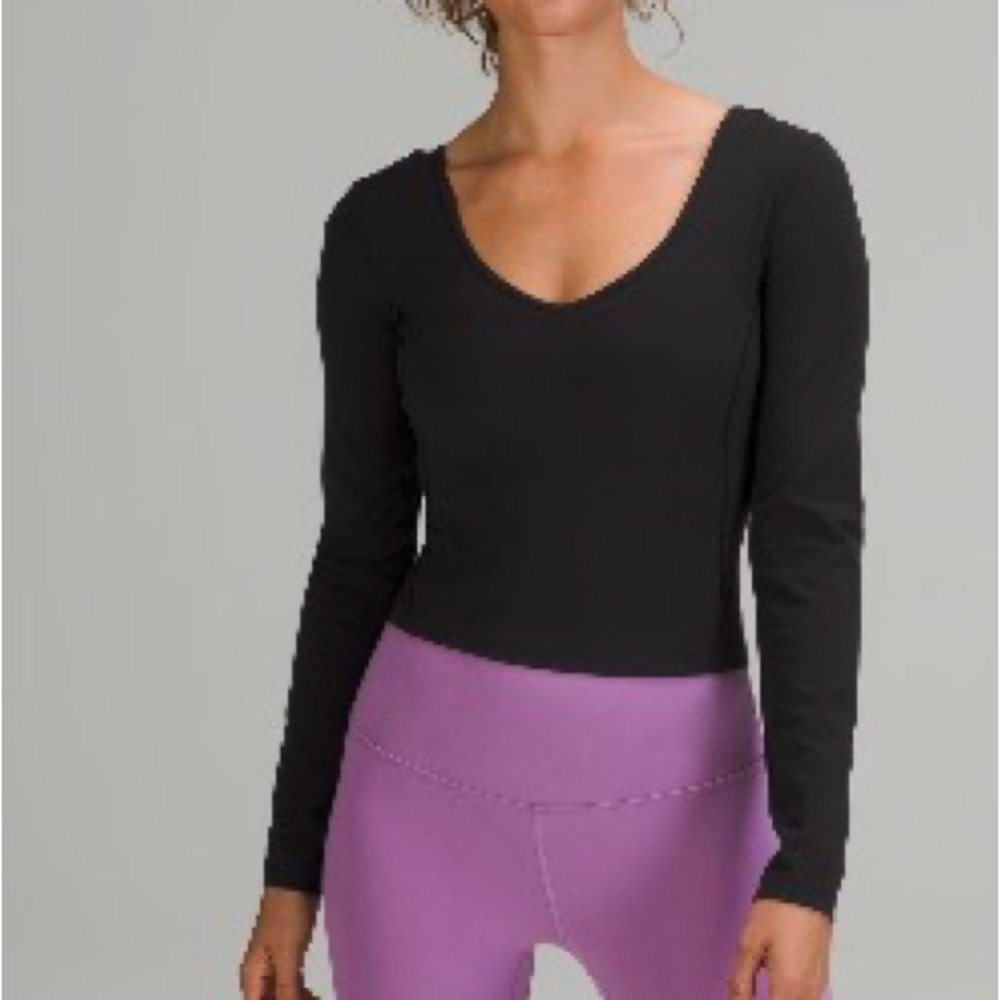 Lululemon Align Black Long Sleeve Top
